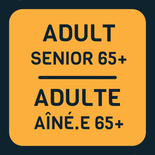 Senior 65 + years old