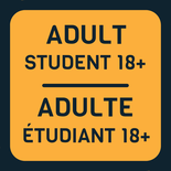 Student - 18+ Years old with ID card